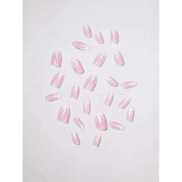 Press on reusable nails 24 pieces Square - Picture 2 of 3